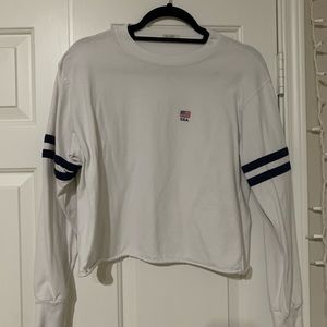 brandy long sleeve usa top